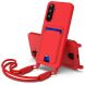 Защитный чехол Reframe Silicone Holder для Samsung Galaxy A17 (A175) - Red. Фото 1 из 7