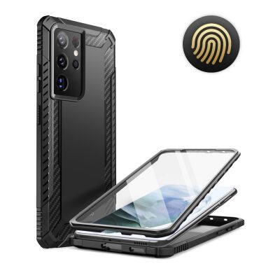 Защитный чехол Clayco Xenon by Supcase для Samsung Galaxy S21 Ultra (G998) - Black