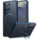 Защитный чехол TORRAS Ostand Q3 Spin (with MagSafe) для Samsung Galaxy S25 Ultra (S938) - Navy Blue. Фото 1 из 9