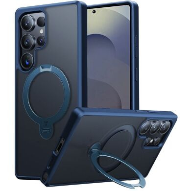 Защитный чехол TORRAS Ostand Q3 Spin (with MagSafe) для Samsung Galaxy S25 Ultra (S938) - Navy Blue