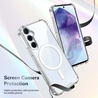 Захисний чохол UniCase AirBag Flow MagSafe для Samsung Galaxy S26 FE / S25 FE - Transparent