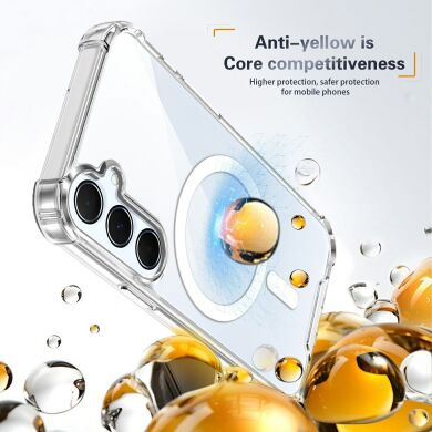 Захисний чохол UniCase AirBag Flow MagSafe для Samsung Galaxy S26 FE / S25 FE - Transparent