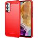 Защитный чехол UniCase Carbon для Samsung Galaxy M15 (M156) - Red. Фото 1 из 8