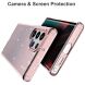 Защитный чехол UniCase Glitter Series для Samsung Galaxy S22 Ultra - Transparent Pink. Фото 2 из 6