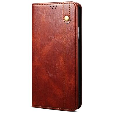 Защитный чехол UniCase Leather Wallet для Samsung Galaxy S25 Ultra (S938) - Brown