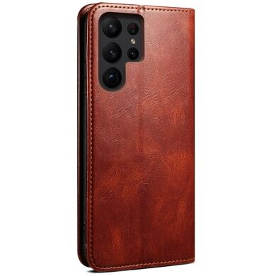 Защитный чехол UniCase Leather Wallet для Samsung Galaxy S25 Ultra (S938) - Brown