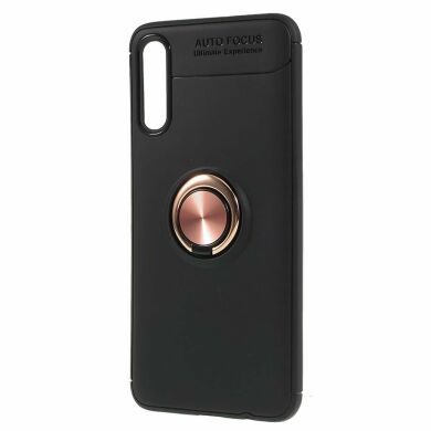 Захисний чохол UniCase Magnetic Ring для Samsung Galaxy A50 (A505) - Black Rose Gold