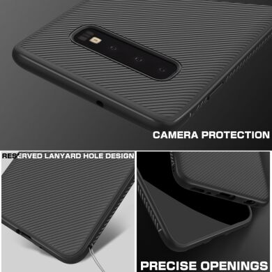 Защитный чехол UniCase Twill Soft для Samsung Galaxy S10 Plus (G975) - Black