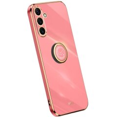 Защитный чехол XINLI Porcelain Ring для Samsung Galaxy A16 (A165) - Red