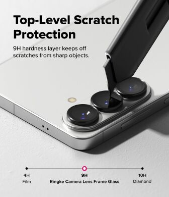 Комплект захисних стекол Ringke Camera Lens Frame Glass для Samsung Galaxy S26 Plus (S947) 8800328815407 - Black