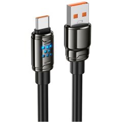 Кабель Hoco U143 USB to Type-C (5A, 1.2m) - Black
