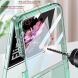 Защитный чехол GKK Translucent для Samsung Galaxy Flip 6 - Transparent Green. Фото 3 из 8