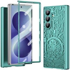 Защитный чехол UniCase Mechanical Legend для Samsung Galaxy Fold 8 Ultra - Green