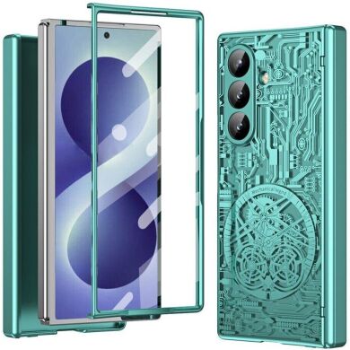 Защитный чехол UniCase Mechanical Legend для Samsung Galaxy Fold 8 Ultra - Green