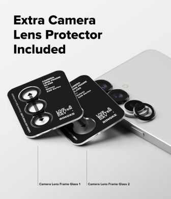 Комплект захисних стекол Ringke Camera Lens Frame Glass для Samsung Galaxy S26 Plus (S947) 8800328815407 - Black