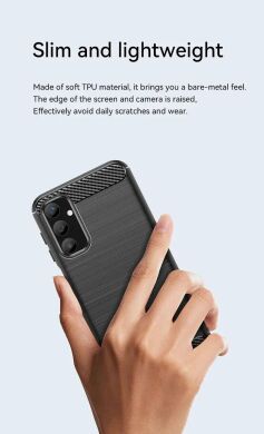 Защитный чехол UniCase Carbon для Samsung Galaxy A25 (A256) - Black