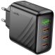 Сетевое зарядное устройство Hoco CS27A 67W (3Type-C + USB) - Black. Фото 2 из 8