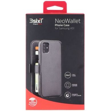 Чехол 3SIXT NeoWallet для Samsung Galaxy A51 (А515) 3S-1875 - Black