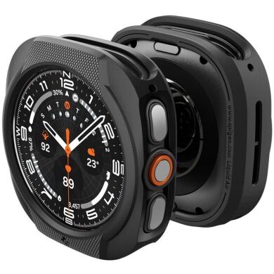 Защитный чехол Spigen Liquid Air Case для Samsung Galaxy Watch Ultra 2 (ACS11610) - Matte Black