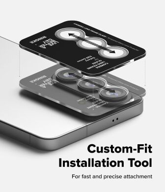 Комплект захисних стекол Ringke Camera Lens Frame Glass для Samsung Galaxy S26 Plus (S947) 8800328815407 - Black