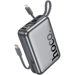 Зовнішній акумулятор Hoco Q39 22.5W+PD20W (20000mAh) - Metal Grey
