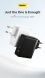 Сетевое зарядное устройство Baseus GaN5 Pro Fast Charger C+U 100W + кабель Type-C to Type-C (100W, 1m) CCGP090201 - Black. Фото 9 из 28