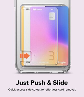 Захисний чохол Ringke Fusion Card для Samsung Galaxy A57 (A576) 8800328818019 - Clear