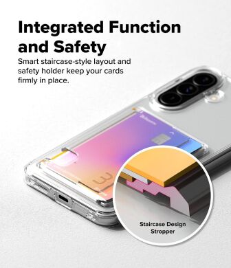 Захисний чохол Ringke Fusion Card для Samsung Galaxy A57 (A576) 8800328818019 - Clear