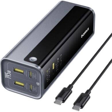Внешний аккумулятор Baseus EnerGeek GP12 145W (20800mAh) + кабель Type-C to Type-C P10082109813-00 - Grey