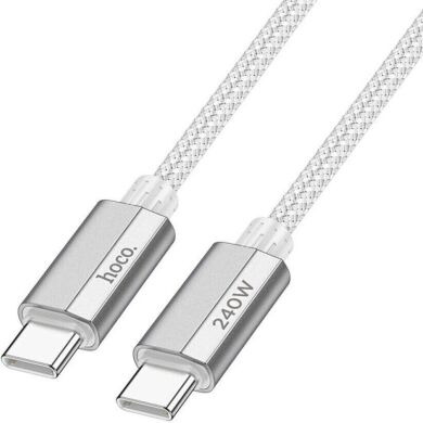 Кабель Hoco U134 Primero 240W Type-C to Type-C (5A, 1.8m) - Gray