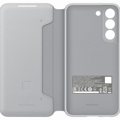 Чохол-книжка Smart LED View Cover для Samsung Galaxy S22 (S901) EF-NS901PJEGRU - Light Gray