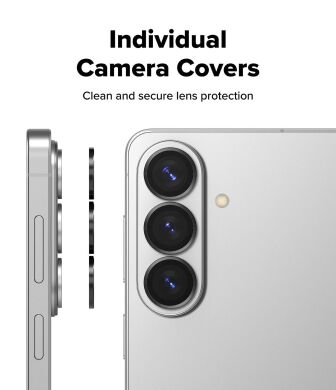 Комплект захисних стекол Ringke Camera Lens Frame Glass для Samsung Galaxy S26 Plus (S947) 8800328815407 - Black