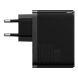 Сетевое зарядное устройство Baseus GaN5 Pro Fast Charger C+U 100W + кабель Type-C to Type-C (100W, 1m) CCGP090201 - Black. Фото 4 из 28