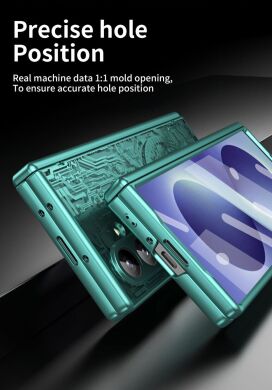 Защитный чехол UniCase Mechanical Legend для Samsung Galaxy Fold 8 Ultra - Silver