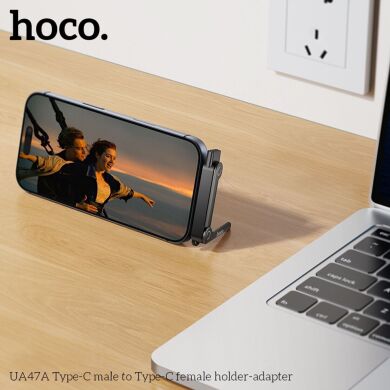 Переходник Hoco UA47A Type-C to Type-C - Black