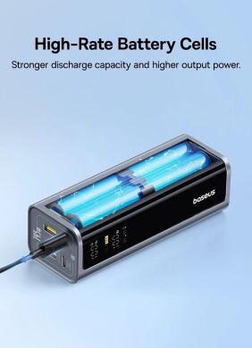 Внешний аккумулятор Baseus EnerGeek GP12 145W (20800mAh) + кабель Type-C to Type-C P10082109813-00 - Grey