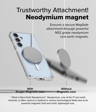 Защитный чехол Ringke Fusion Magnetic для Samsung Galaxy S24 FE (S721) 8800274964600 - Clear