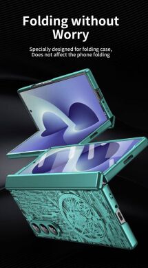 Защитный чехол UniCase Mechanical Legend для Samsung Galaxy Fold 8 Ultra - Silver
