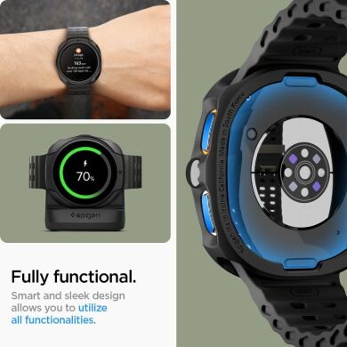 Захисний чохол Spigen (SGP) Liquid Air Case для Samsung Galaxy Watch 8 (40mm) ACS09840 - Matte Black