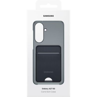 Оригинальный защитный чехол Card Slot Case для Samsung Galaxy A27 (A276) EF-OA276TBEGWW - Black