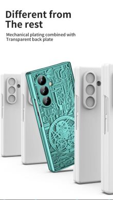 Защитный чехол UniCase Mechanical Legend для Samsung Galaxy Fold 8 Ultra - Silver