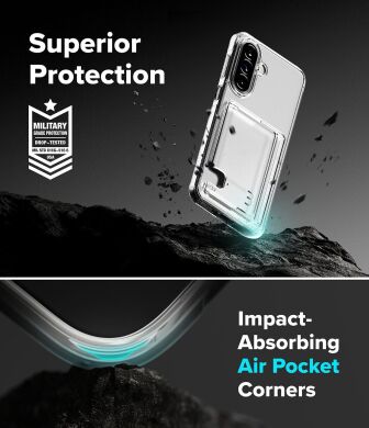 Захисний чохол Ringke Fusion Card для Samsung Galaxy A57 (A576) 8800328818019 - Clear