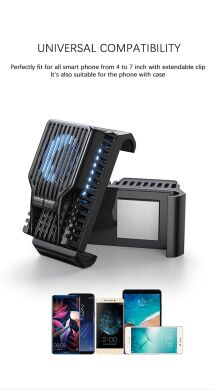Кулер-вентилятор для смартфона DIVI Smartphone Clip Cooler - Black