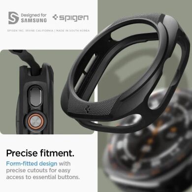 Защитный чехол Spigen Liquid Air Case для Samsung Galaxy Watch Ultra 2 (ACS11610) - Matte Black