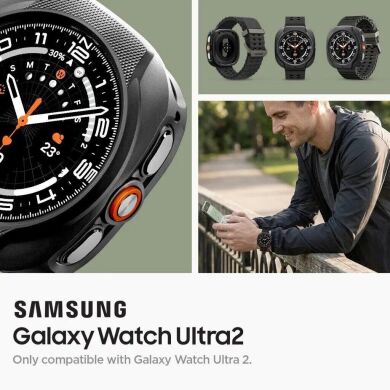 Защитный чехол Spigen Liquid Air Case для Samsung Galaxy Watch Ultra 2 (ACS11610) - Matte Black