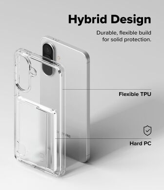 Захисний чохол Ringke Fusion Card для Samsung Galaxy A57 (A576) 8800328818019 - Clear