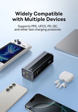 Внешний аккумулятор Baseus EnerGeek GP12 145W (20800mAh) + кабель Type-C to Type-C P10082109813-00 - Grey