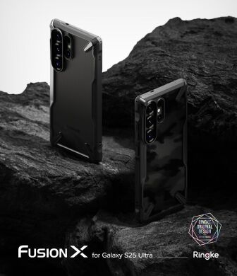 Защитный чехол Ringke Fusion X для Samsung Galaxy S25 Ultra (S938) 8800274969131 - Camo Black