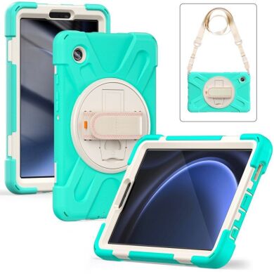 Защитный чехол Deexe Shockproof Case для Samsung Galaxy Tab A9 (X110/115) - Mint Green