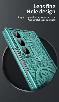 Защитный чехол UniCase Mechanical Legend для Samsung Galaxy Fold 8 Ultra - Silver